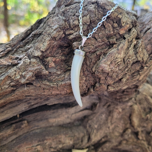 Jewelry - Pearlescent Tusk Necklace
